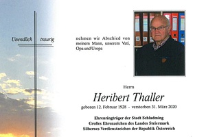 Pate Heribert Thaller